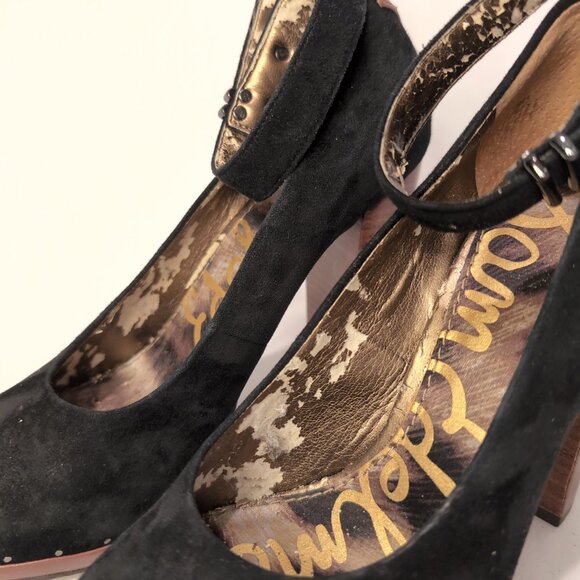 Sam Edelman Lyla Black and Mahogany Platform Pumps - Picture 9 of 9